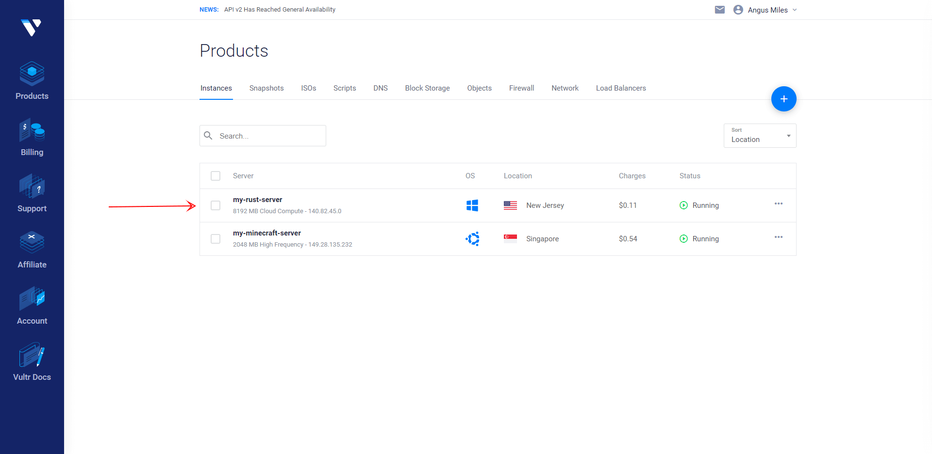 Rust server products