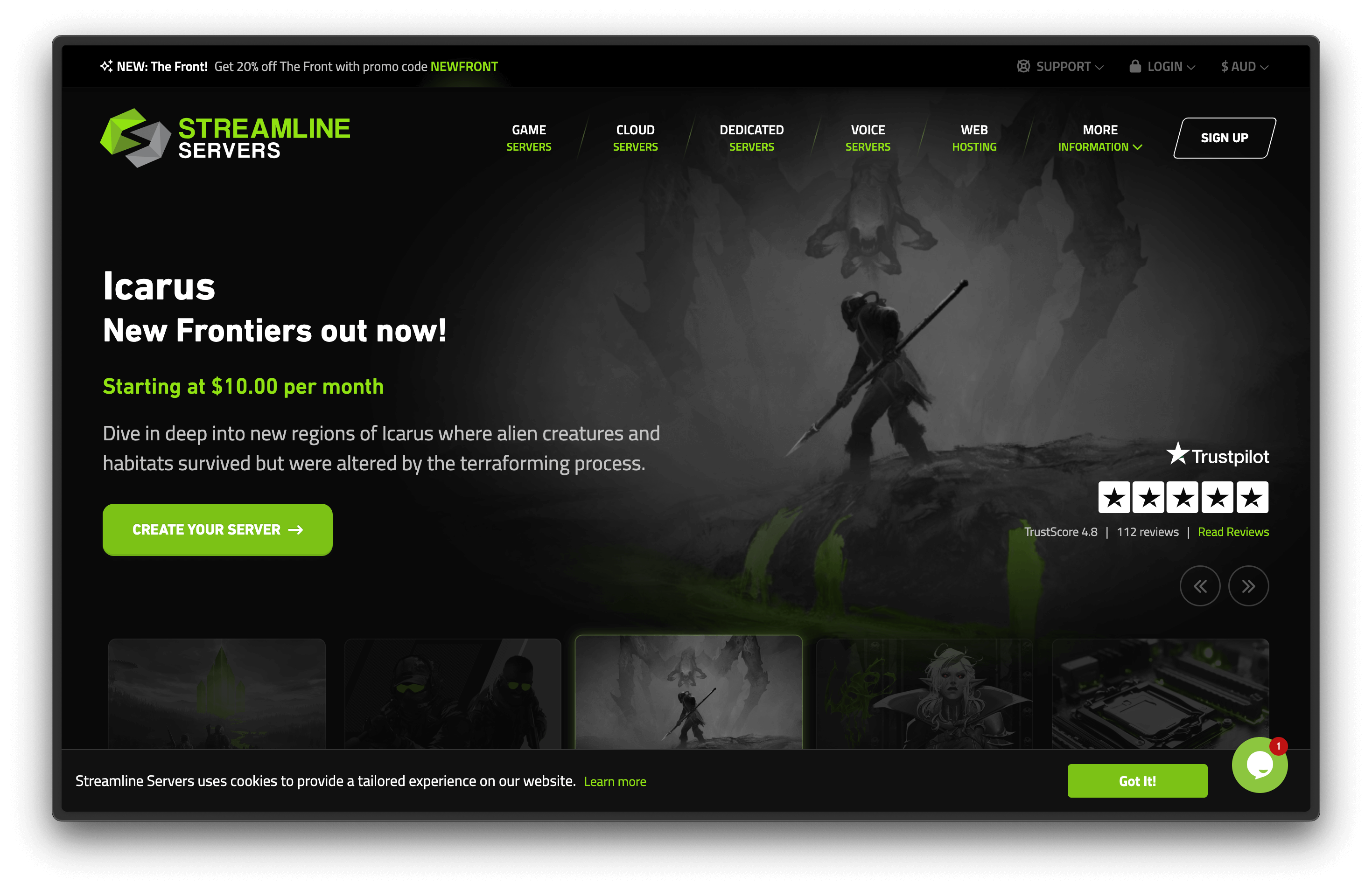 Streamline Servers screenshot