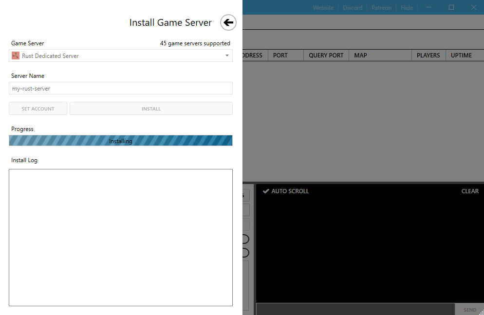 rust server GSM