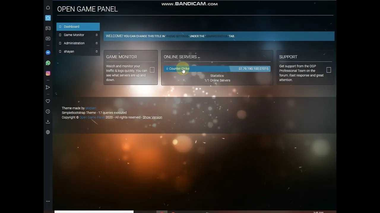 OGP dashboard