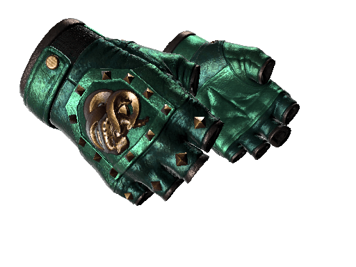 Studded Brokenfang Gloves Operation10 Metalic Green Light .