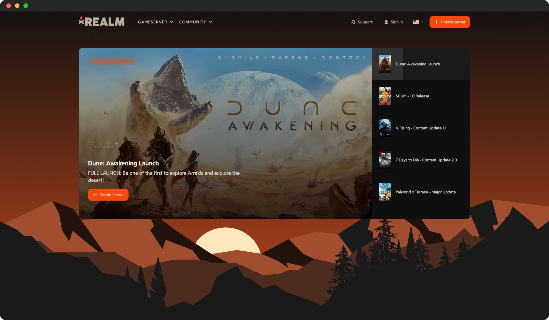XRealm screenshot