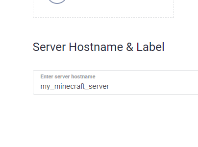 server label