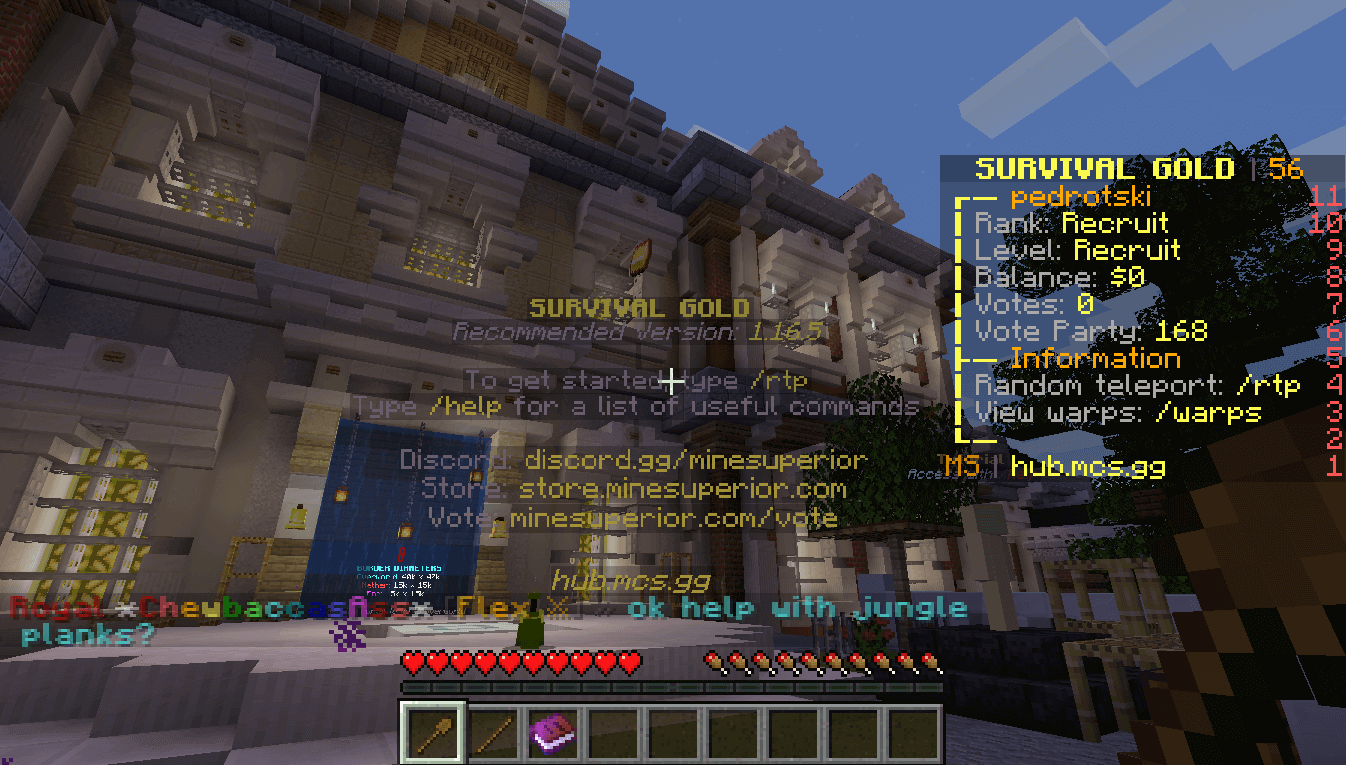 MineSuperior-Server-Screenshot