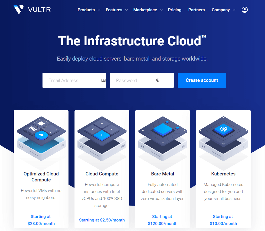 SSD VPS Servers Cloud Servers and Cloud Hosting by Vultr Vultr com