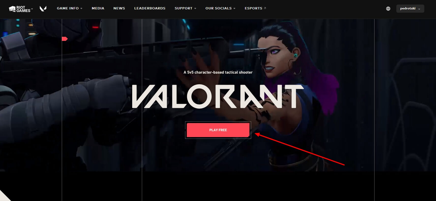 VALORANT: Riot Games' competitive 5v5 character-based tactical shooter