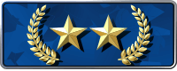 Gold Nova 2 II Rank Icon PNG CSGO