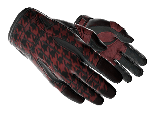 sporty gloves sporty houndstooth red light large.1e0753ba972edc22576bc39d52d890b6df45114a
